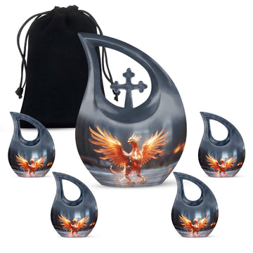 Large Urn With 4 Keepsake