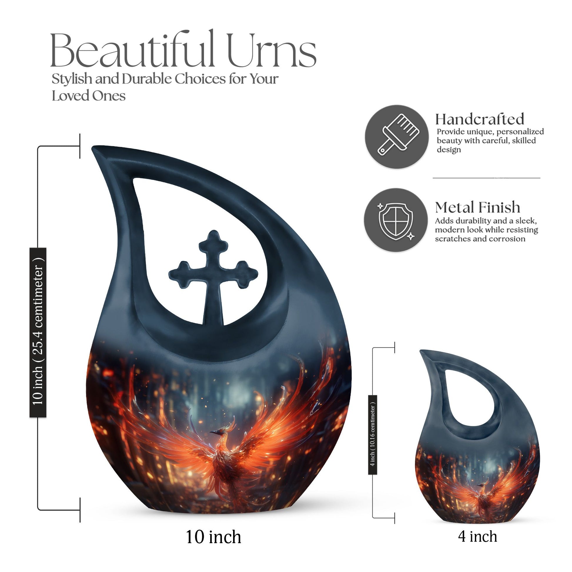 Phoenix Urns For Ashes - Large Urns For Human Ashes Adult Male Urn