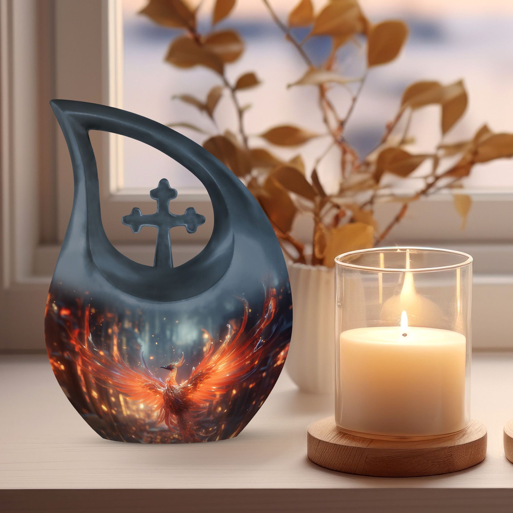 Phoenix Urns For Ashes - Large Urns For Human Ashes Adult Male Urn