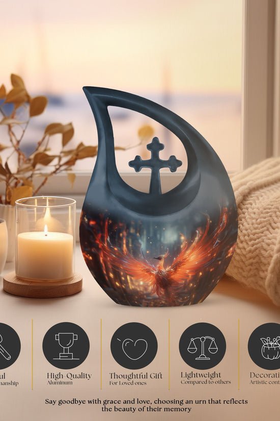 Phoenix Urns For Ashes - Large Urns For Human Ashes Adult Male Urn