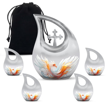 Large Urn With 4 Keepsake