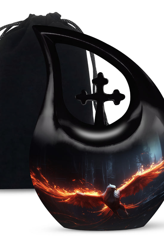 Phoenix Memorial Urn For Ashes - Cremation Urn For Male & Female