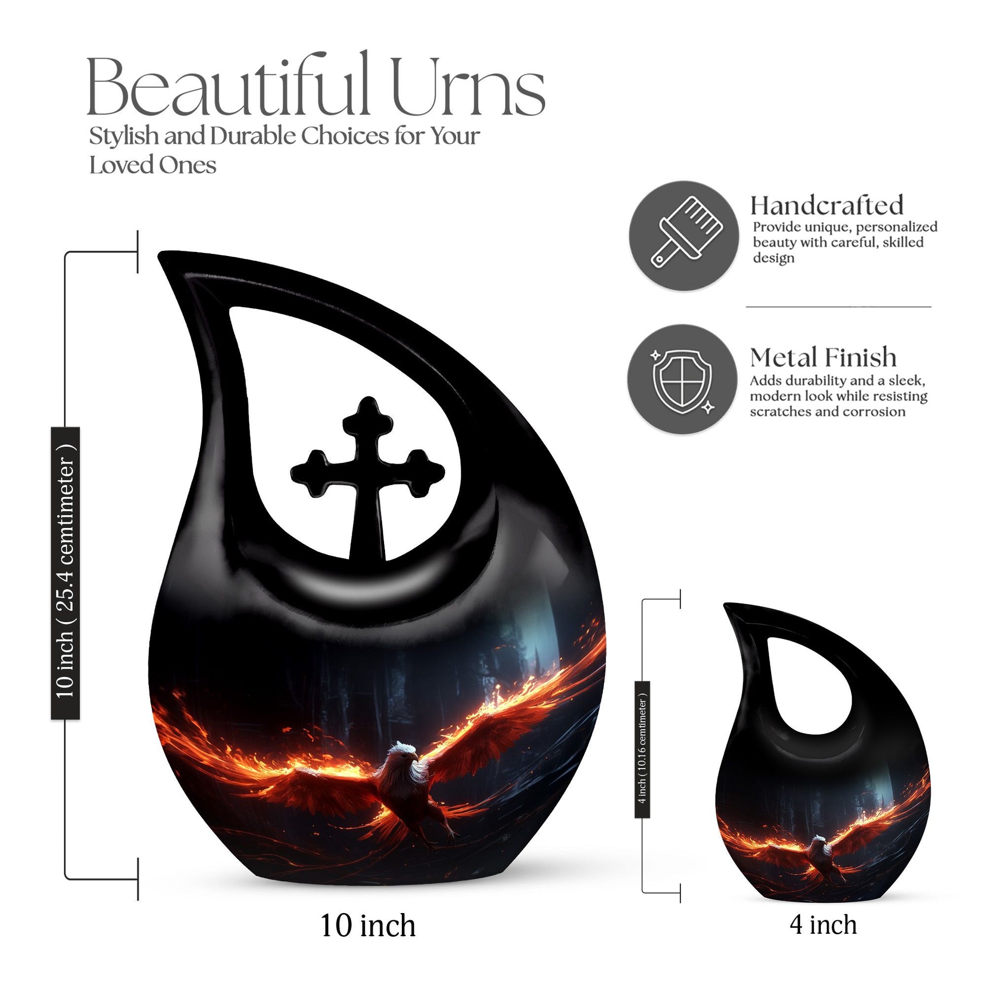 Phoenix Urns For Ashes - Cremation Urn Adult Male