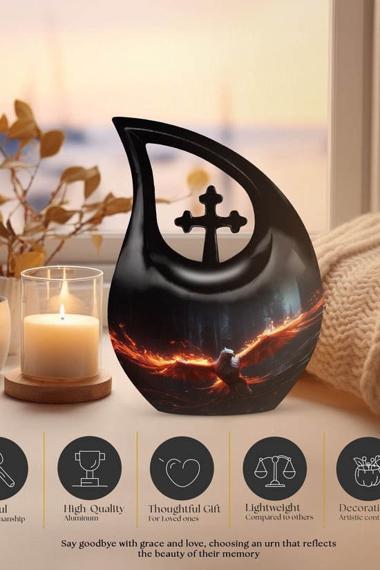 Phoenix Urns For Ashes - Cremation Urn Adult Male