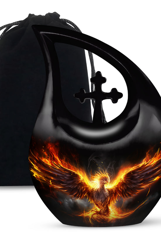 Phoenix Funeral Urn - Aluminium Urn For Male & Female