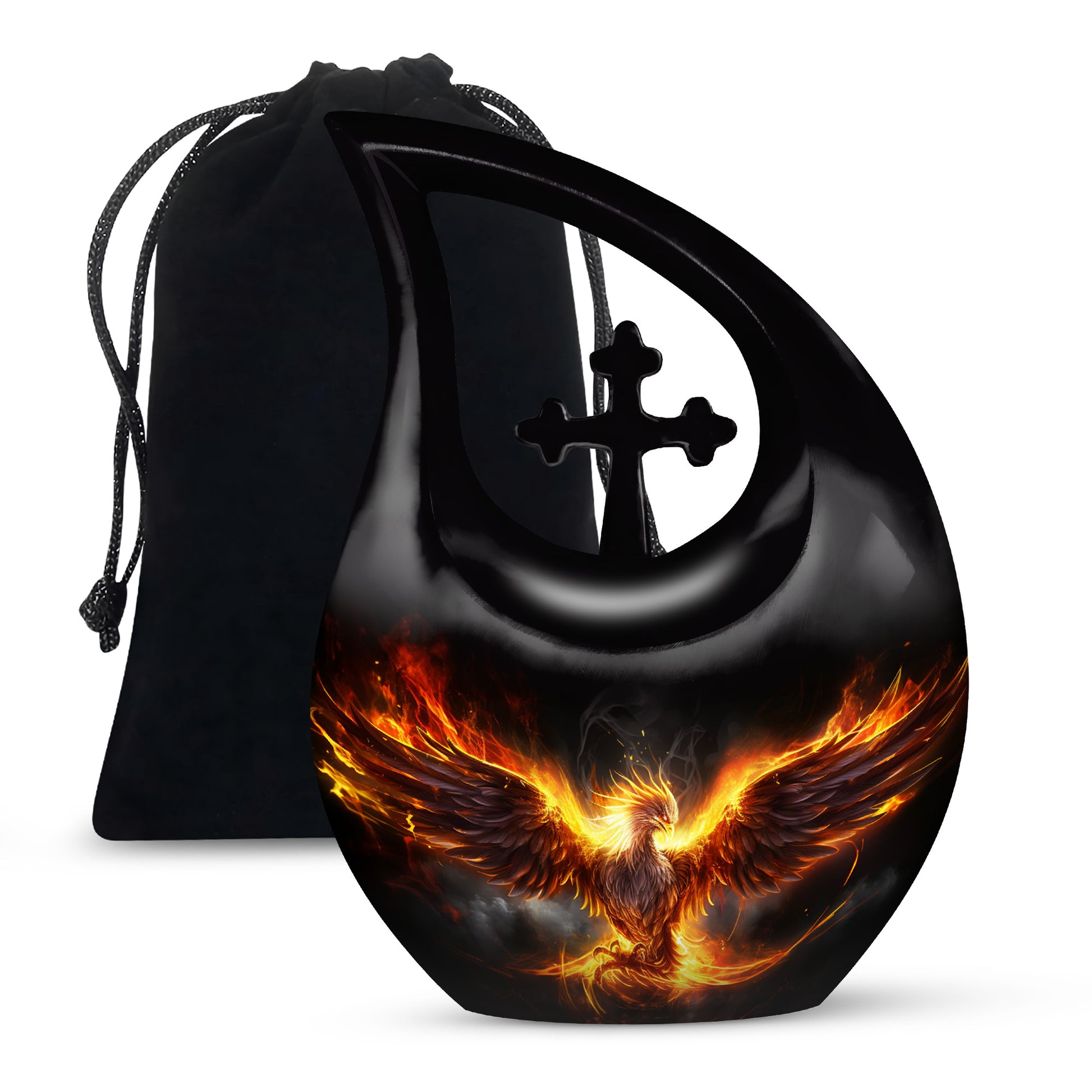 Phoenix Funeral Urn - Aluminium Urn For Male & Female