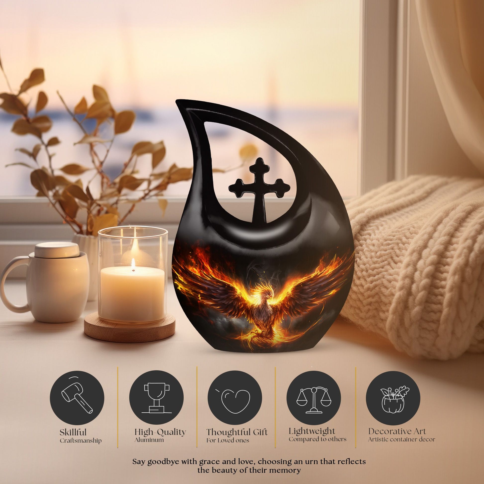 Phoenix Urns For Ashes - Urns Cremation Ashes Female Urn