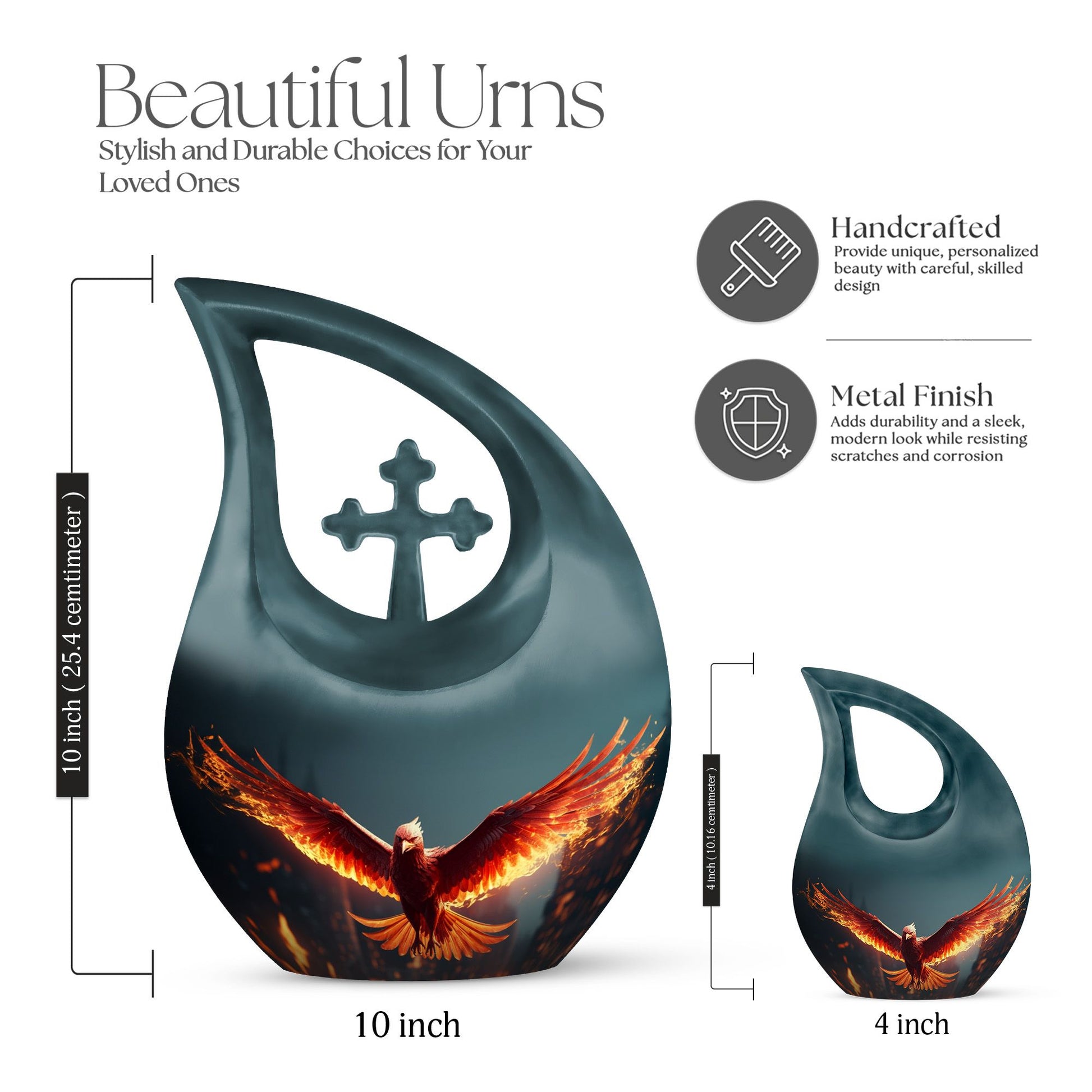 Phoenix Urns For Ashes - Burial Urns Adult Female Urn