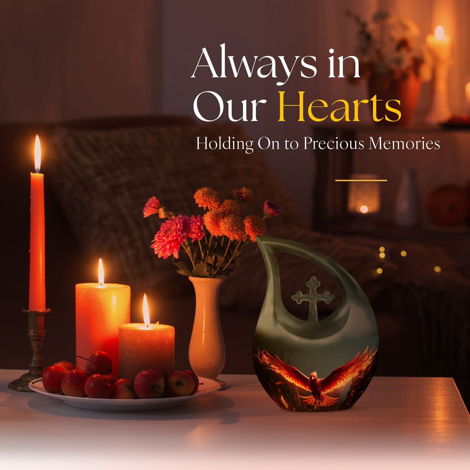 Phoenix Urns For Ashes - Burial Urns Adult Female Urn