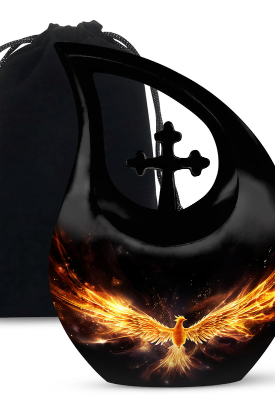 Phoenix Memorial Urn - Large Cremation Urn For Loved Ones