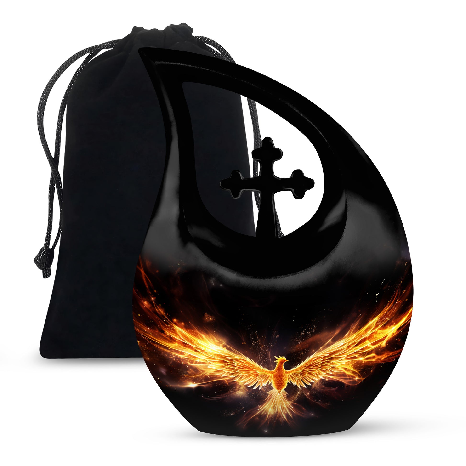 Phoenix Memorial Urn - Large Cremation Urn For Loved Ones