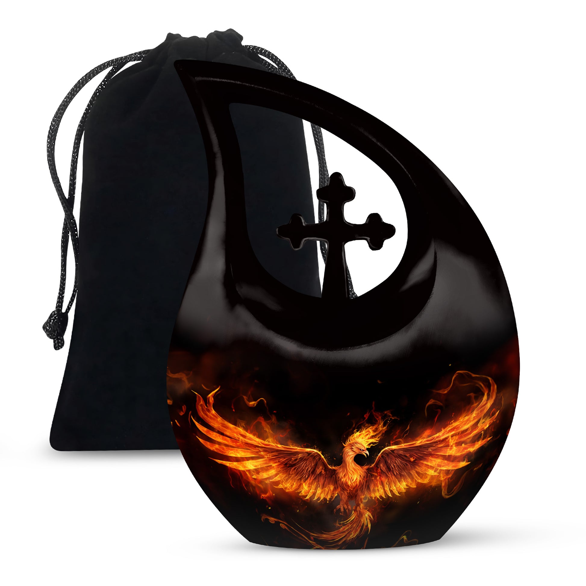 Phoenix Fire Memorial Urn - Spritual Cremation Urn For Loved Ones