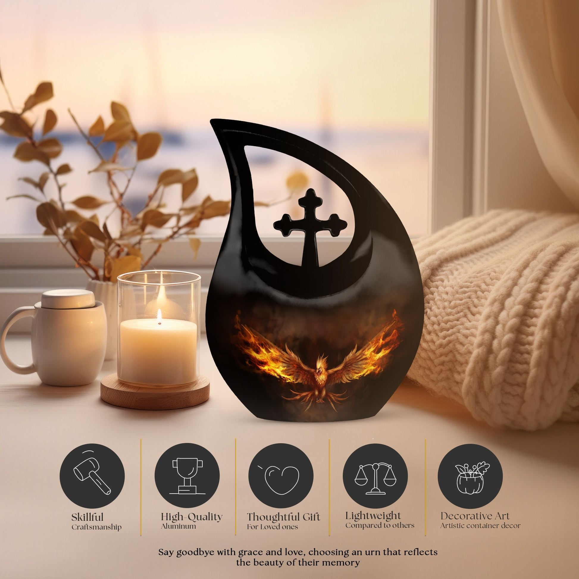 Phoenix Urns For Ashes - Urn Ash Adult Female