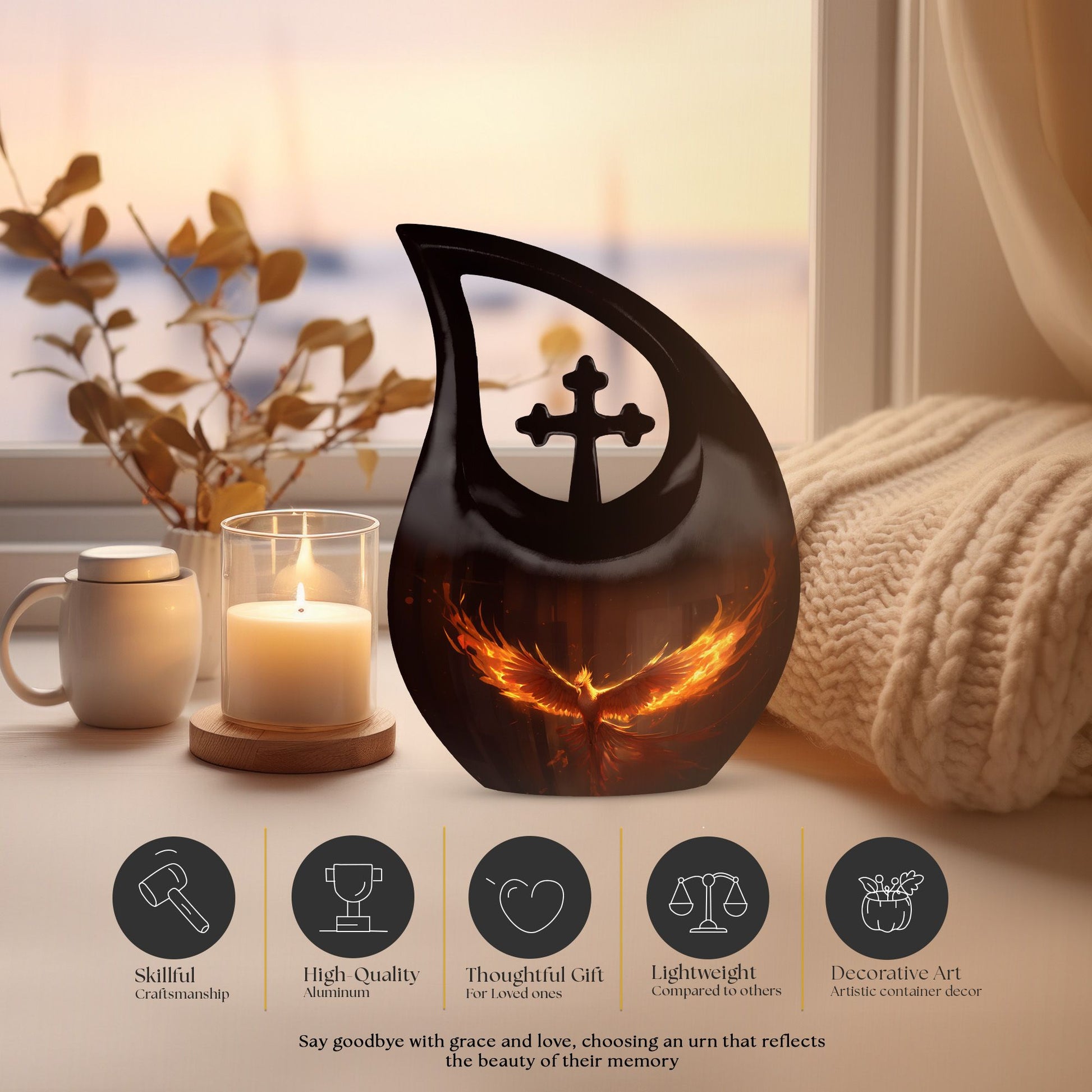 Phoenix Urns For Ashes - Urn Ashes Adult Male