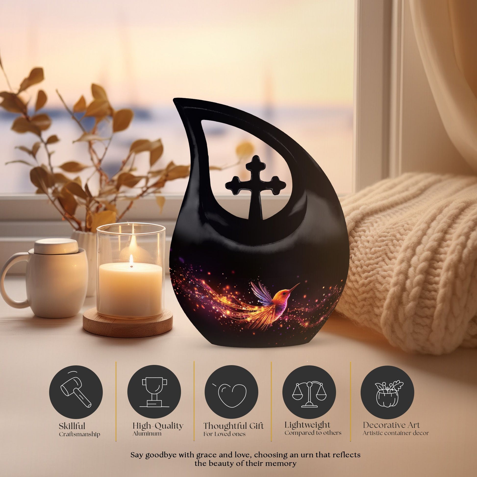 Phoenix Urns For Ashes - Urn Human Ash Adult Male