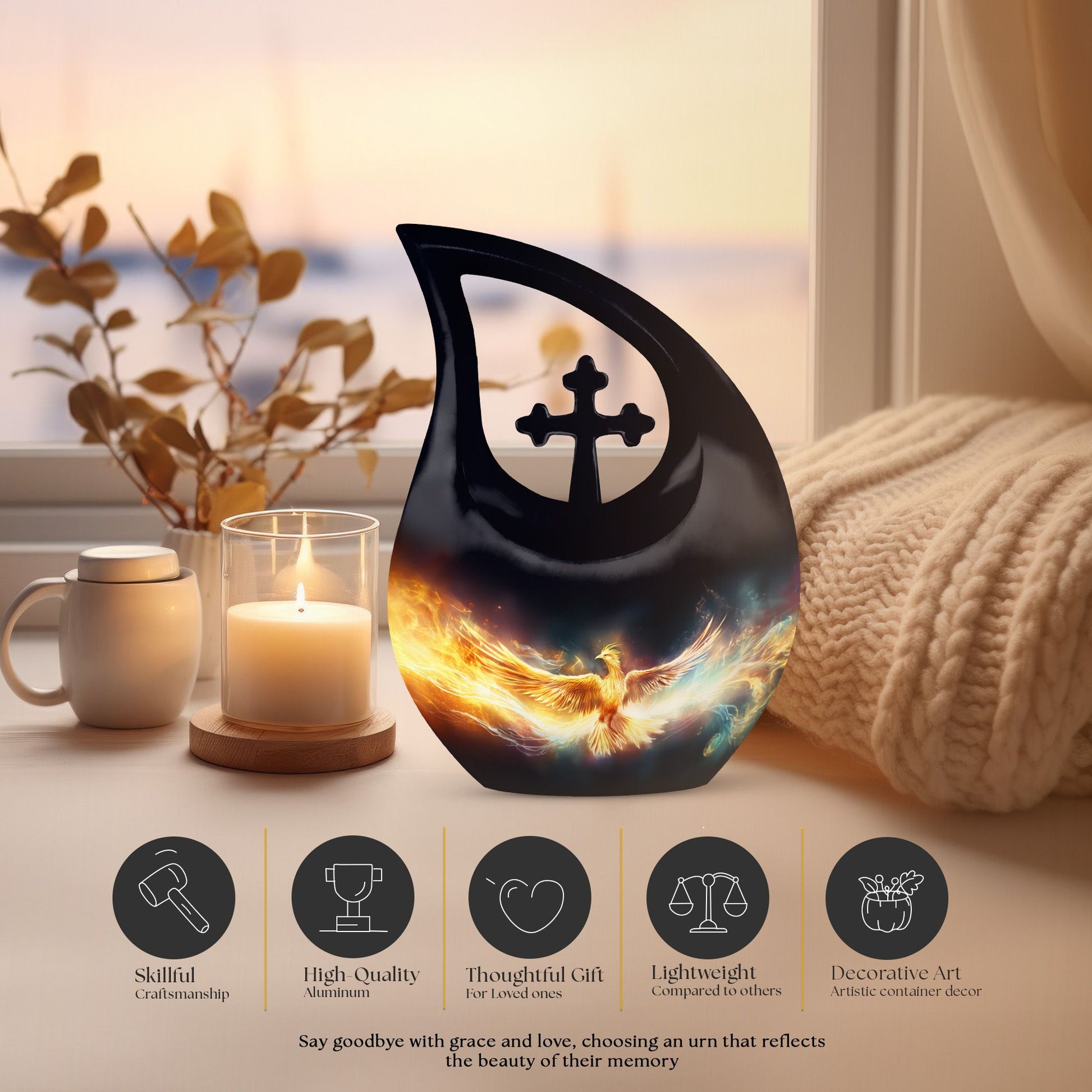 Phoenix Urns For Ashes - Urns Ashes Adult Female Urn