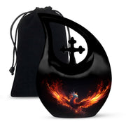 Dark Phoenix Memorial Urn - Unique Fantasy Urn For Ashes