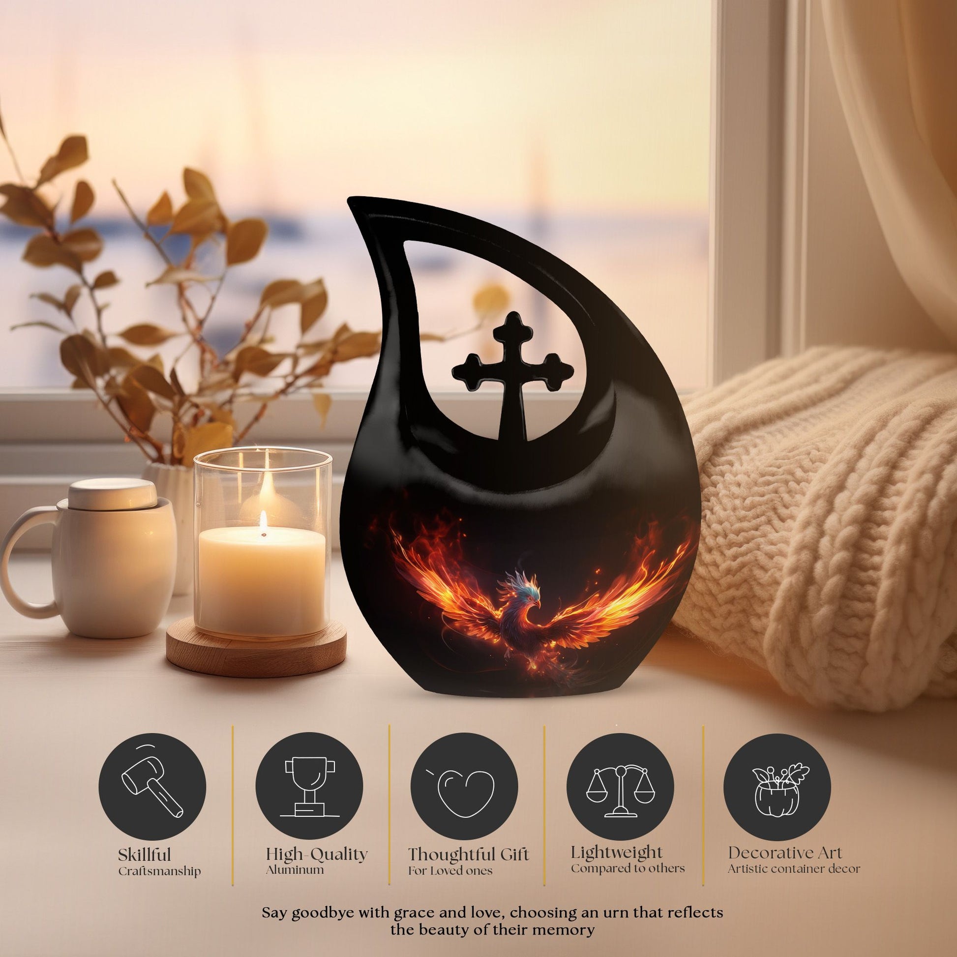 Phoenix Urns For Ashes - Urns Ashes Male Urn