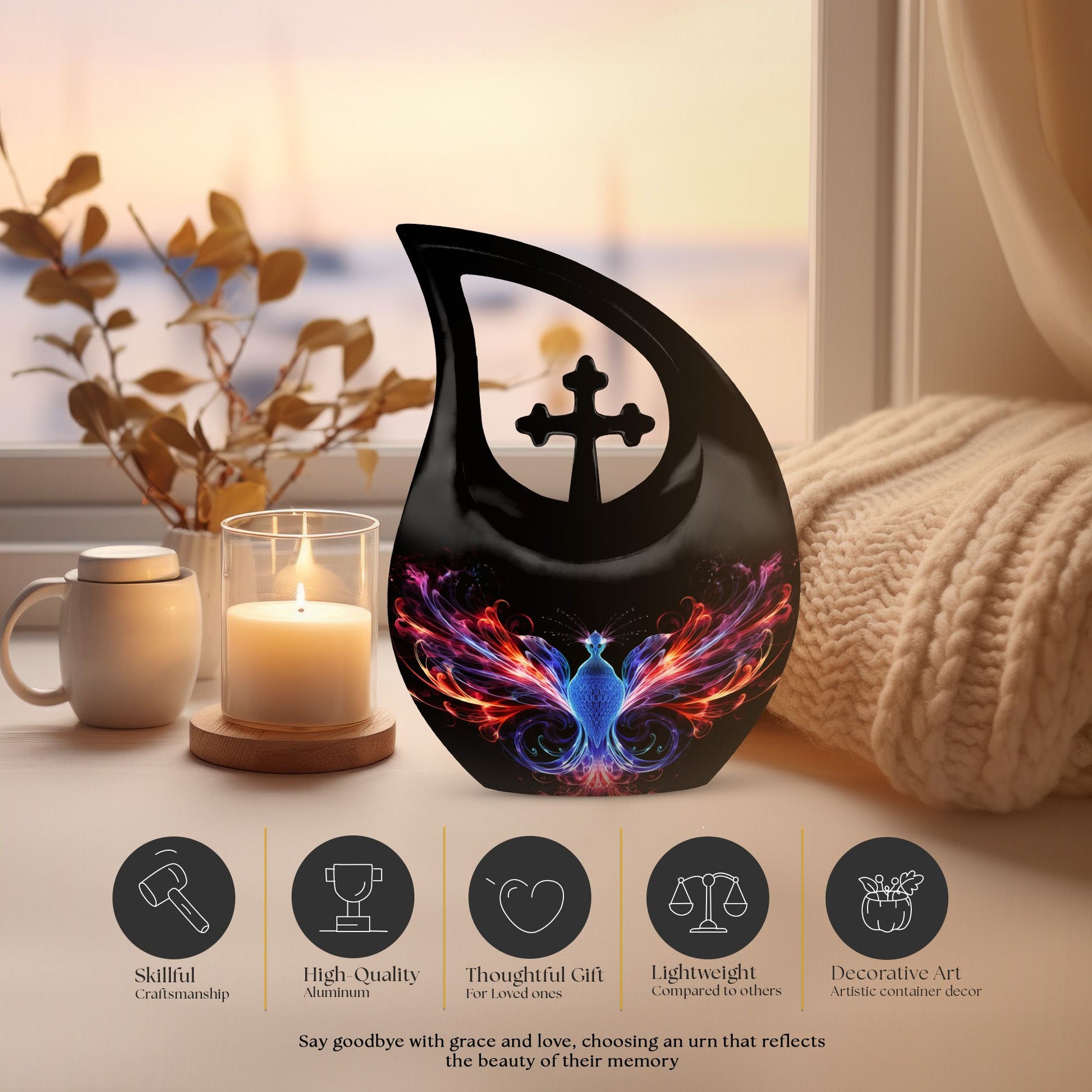 Phoenix Urns For Ashes - Urns For Human Ashes Male Urn