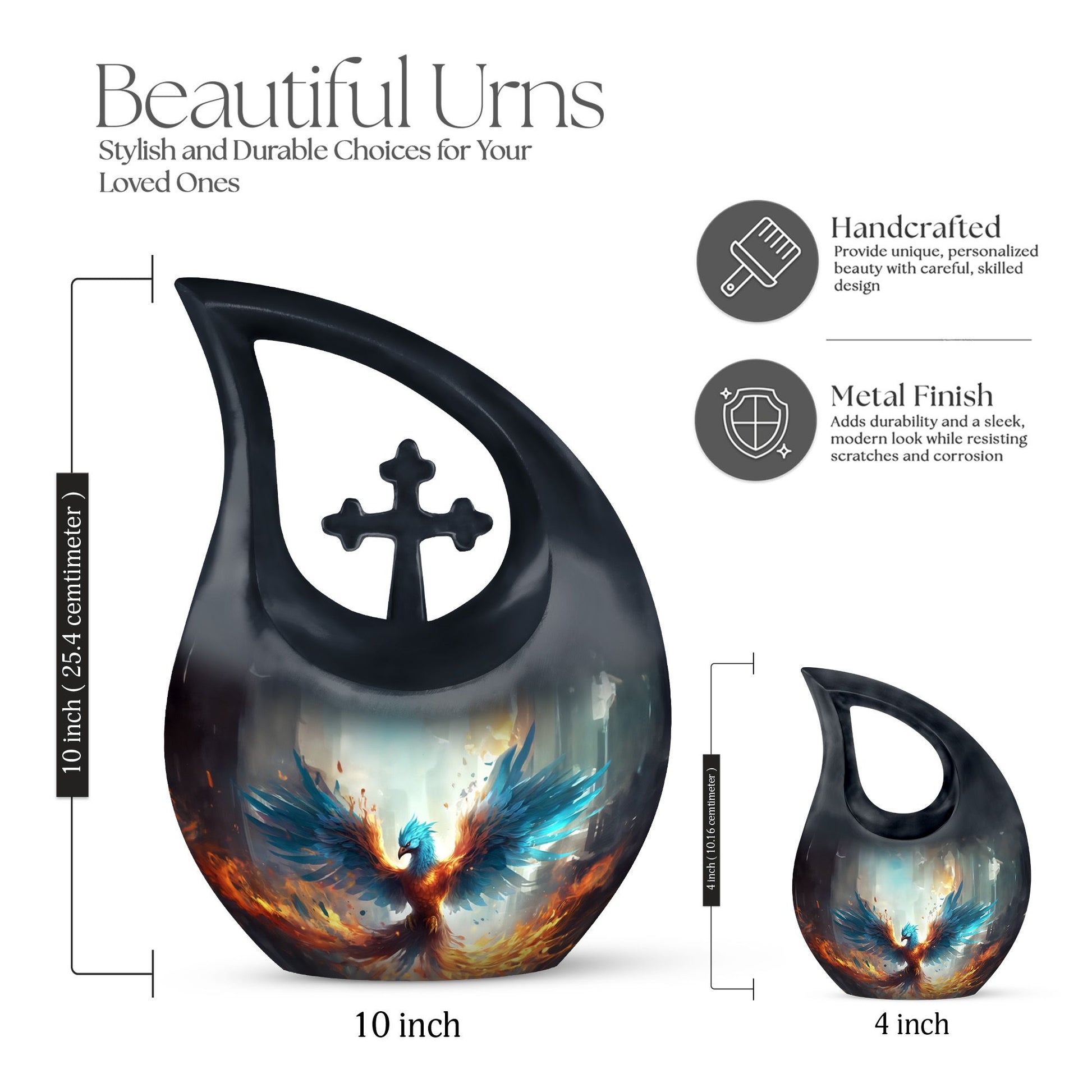 Phoenix Urns For Ashes - Funeral Urns For Adult Ashes Women Urn