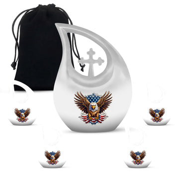 Large Urn With 4 Keepsake