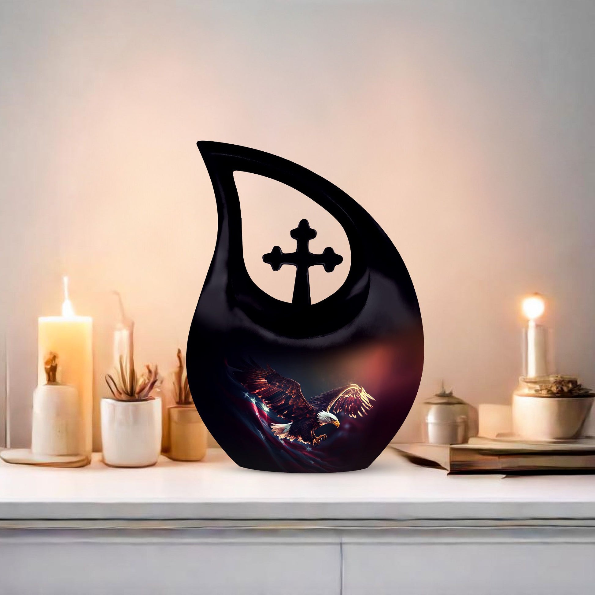Eagle Urns For Ashes - Cremation Urns Large & Small Combo Urn