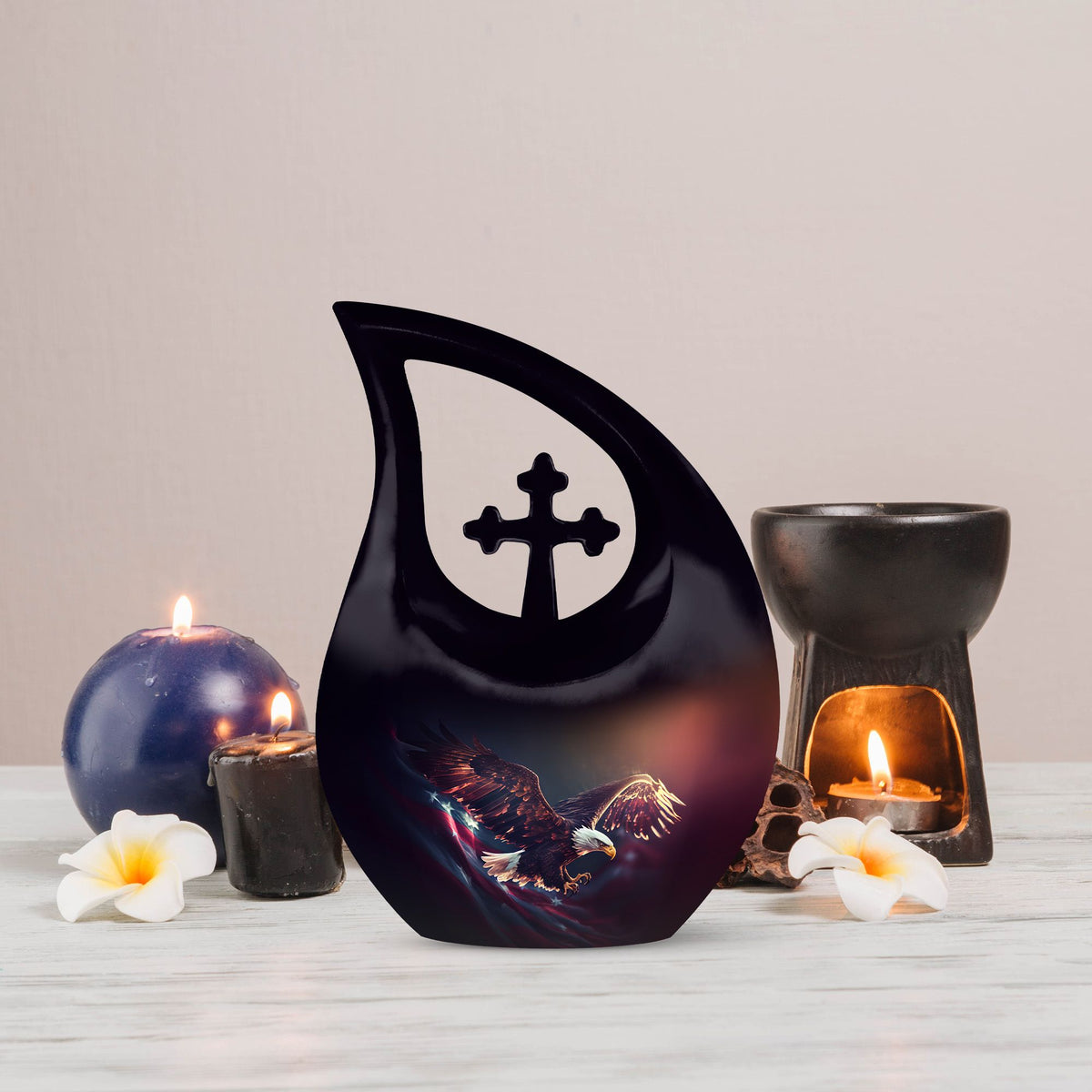 Eagle Urns For Ashes - Cremation Urns Large & Small Combo Urn