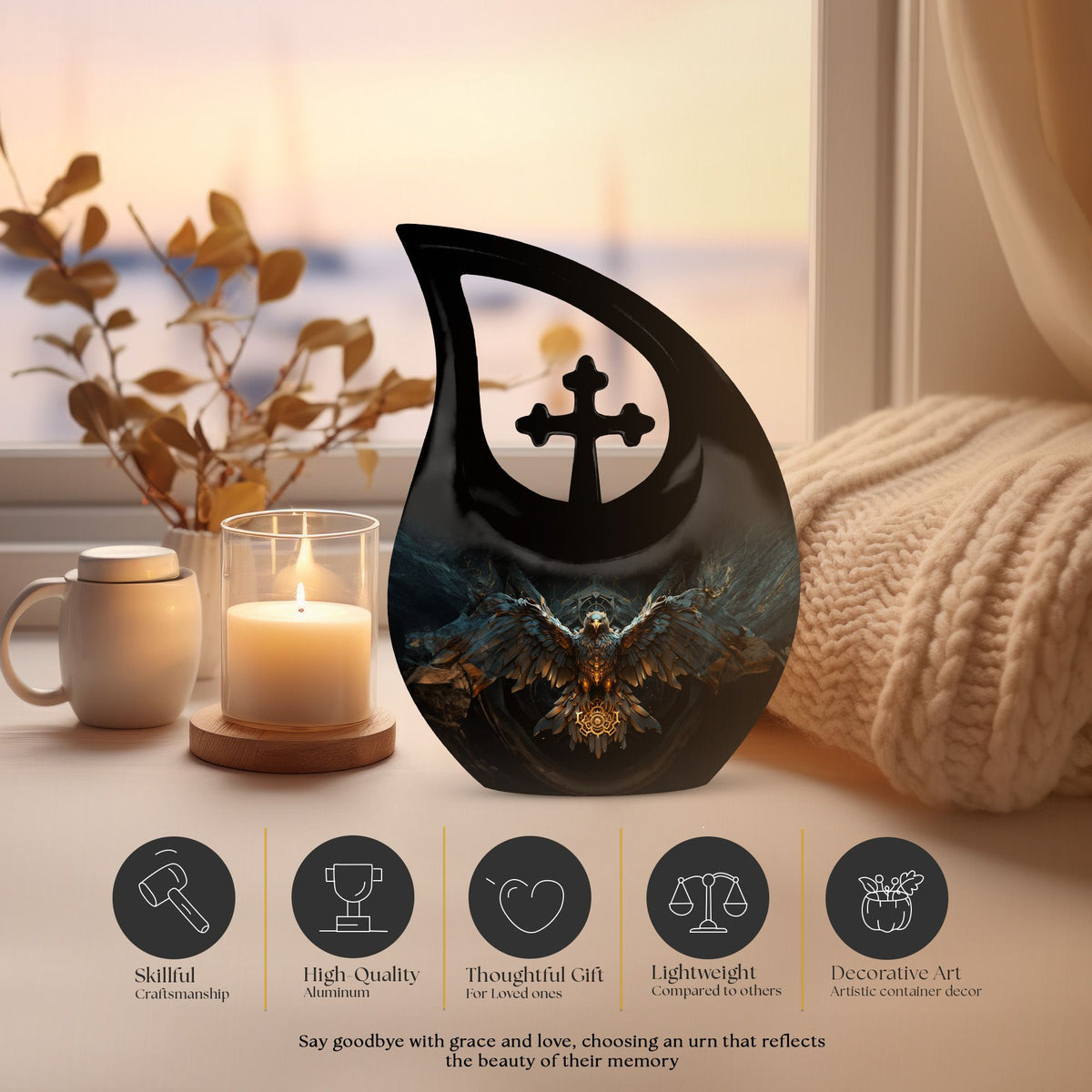 Eagle Urns For Ashes - Funeral Cremation Urns For Ashes Urn
