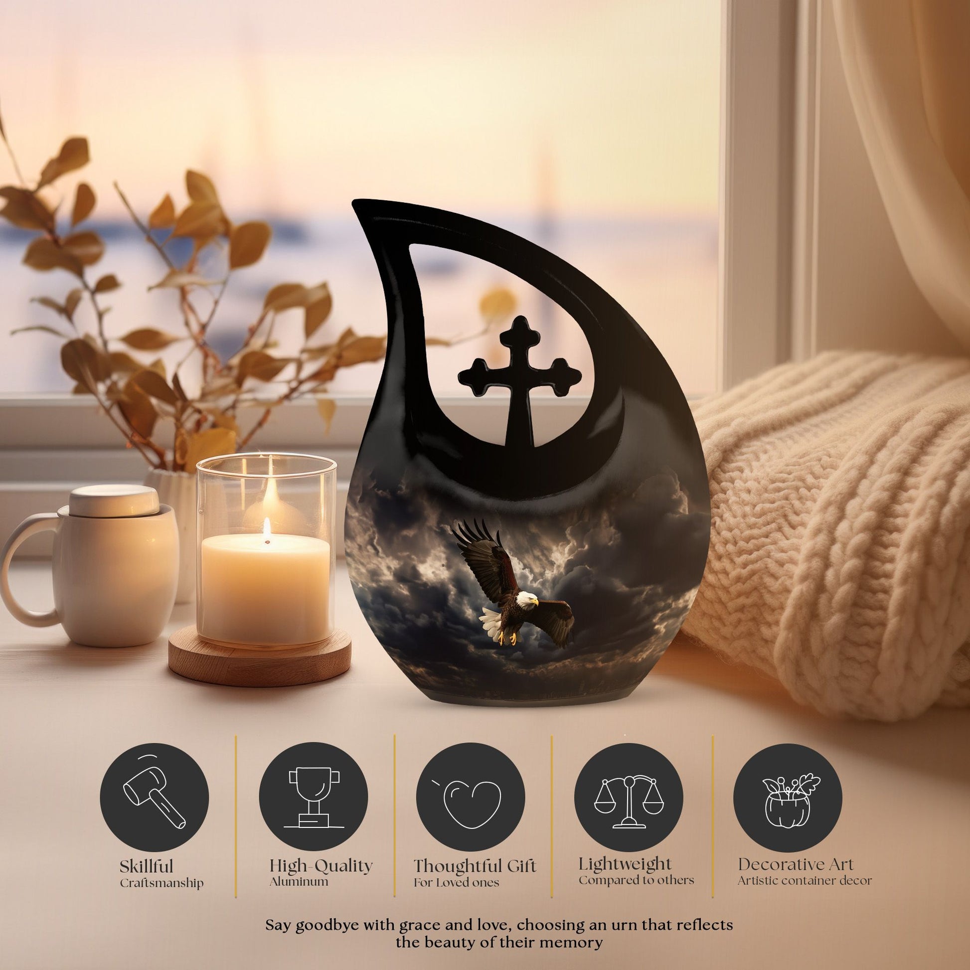 Eagle Urns For Ashes - Funeral Adult Urn