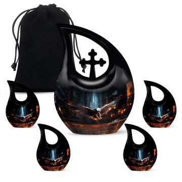 Large Urn With 4 Keepsake