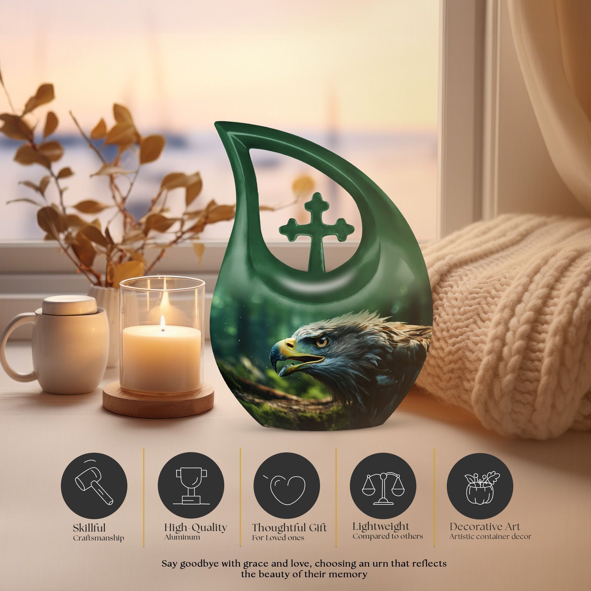 Eagle Urns For Ashes - Funeral & Burial Urn For Ashes