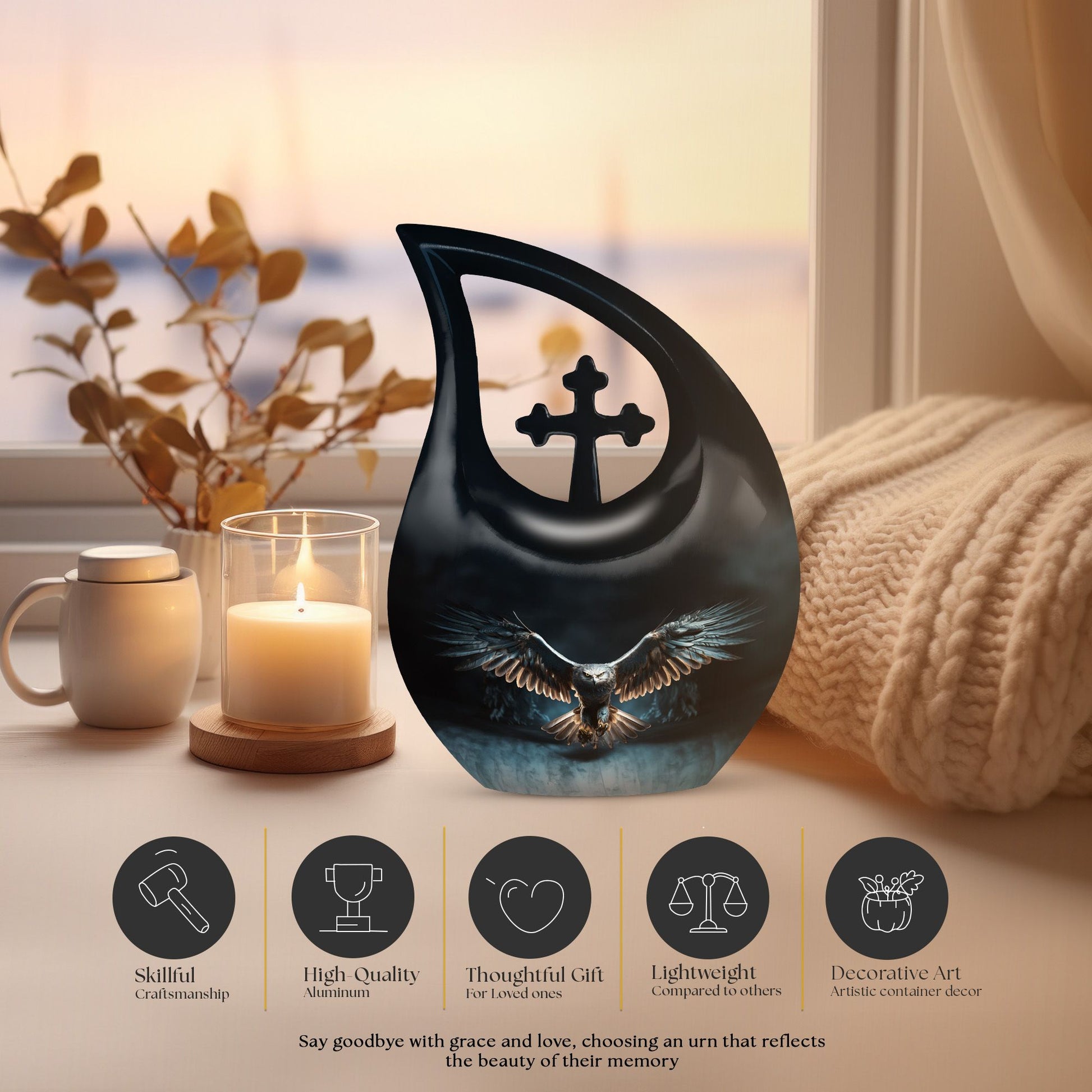 Eagle Urns For Ashes - Funeral Urns For Human Ashes Urn