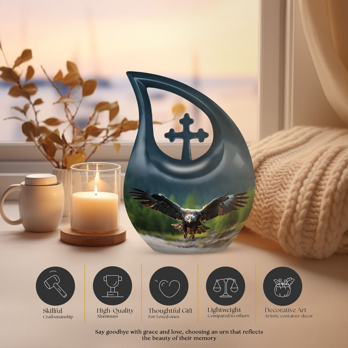 Eagle Urns For Ashes - Funeral Ashes Urn