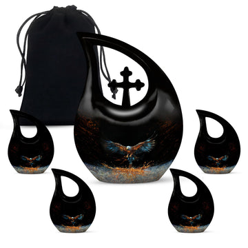 Large Urn With 4 Keepsake
