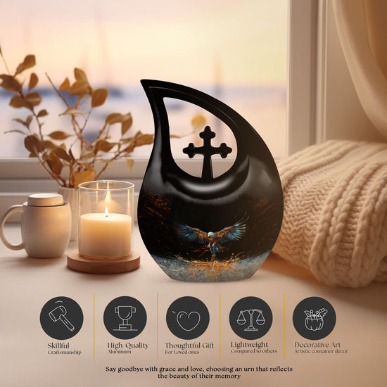 Eagle Urns For Ashes - Mini Keepsake Funeral Urn