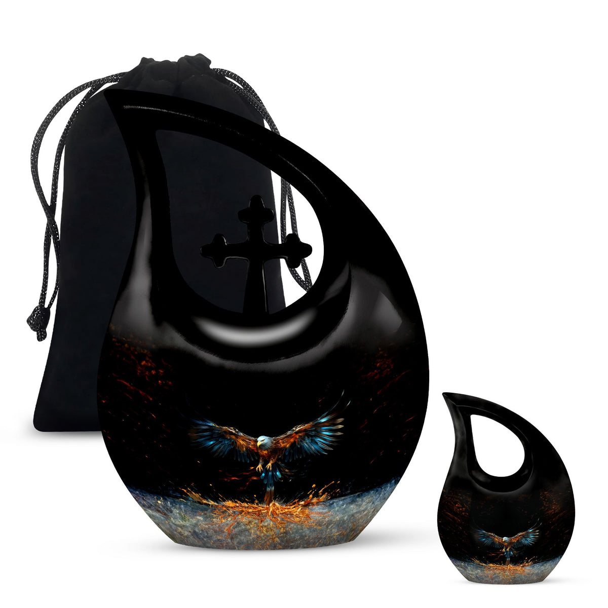 Eagle Urns For Ashes - Mini Keepsake Funeral Urn