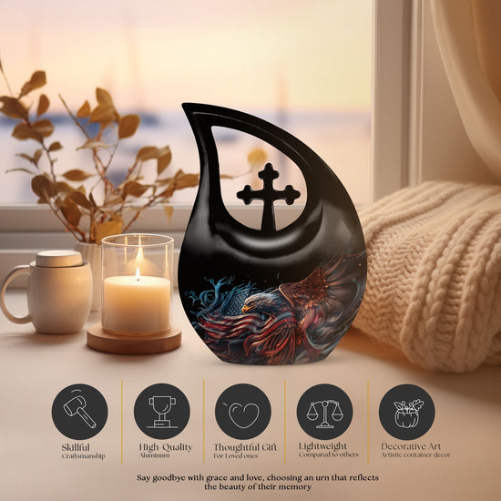 Eagle Urns For Ashes - Funeral Keepsake Urns