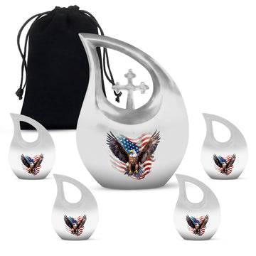 Large Urn With 4 Keepsake