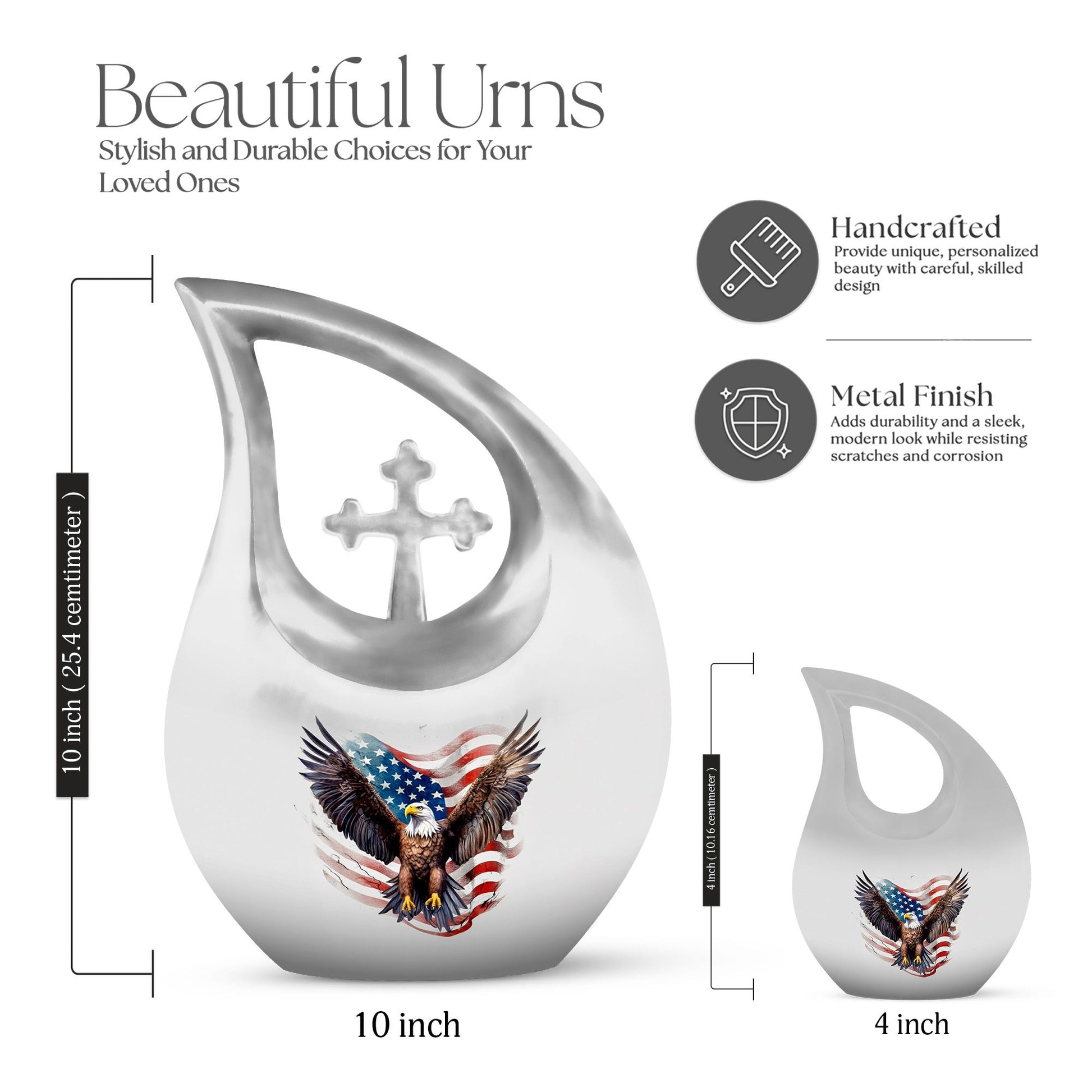 Eagle Urns For Ashes - Large Urns For Human Ashes Adult Urn