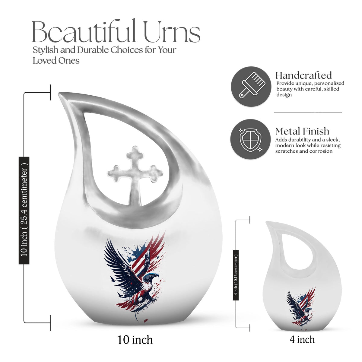 Eagle Urns For Ashes - Urns For Ground Burial Urn