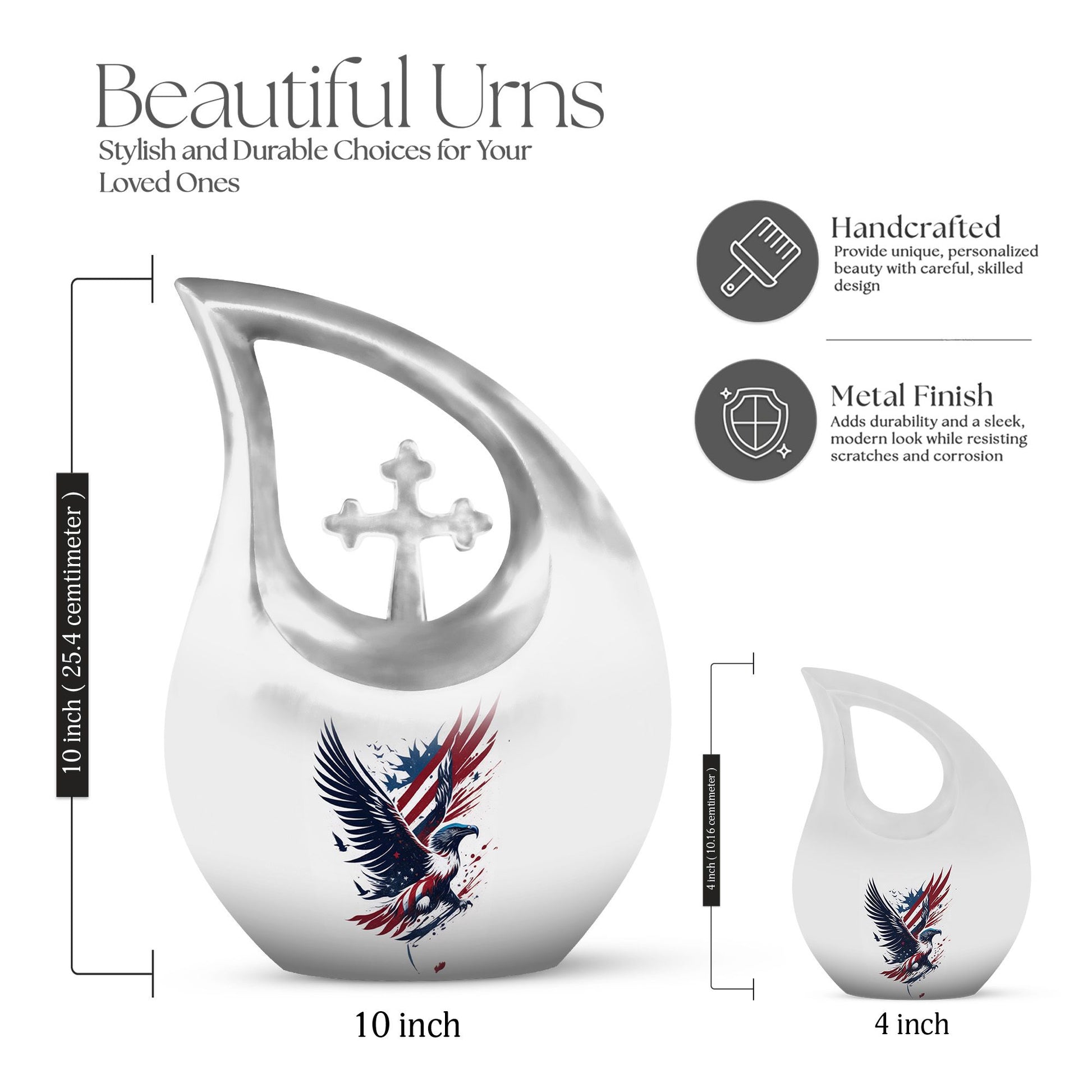 Eagle Urns For Ashes - Urns For Ground Burial Urn