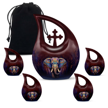 Large Urn With 4 Keepsake