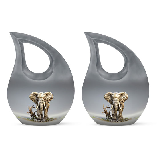 Elephant Urns For Ashes - Burial Urns For Humans Urn