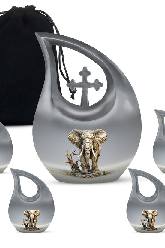 Elephant Urns For Ashes - Burial Urns For Humans Urn