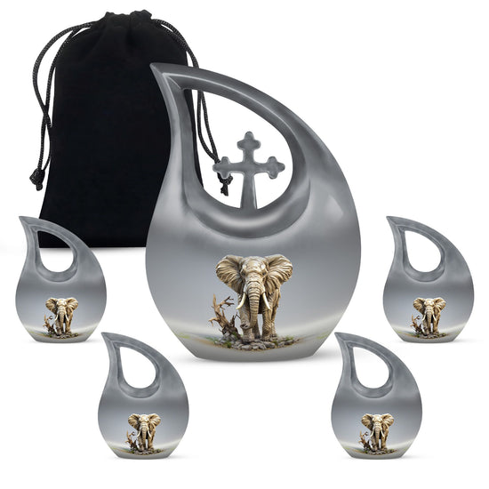 Elephant Urns For Ashes - Burial Urns For Humans Urn