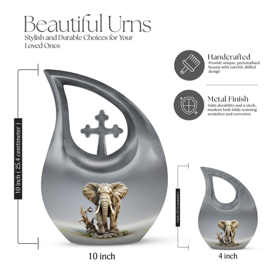Elephant Urns For Ashes - Burial Urns For Humans Urn