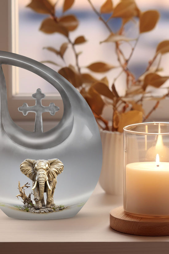 Elephant Urns For Ashes - Burial Urns For Humans Urn