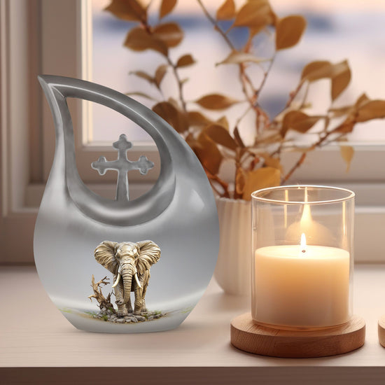 Elephant Urns For Ashes - Burial Urns For Humans Urn
