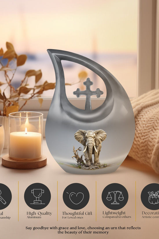 Elephant Urns For Ashes - Burial Urns For Humans Urn