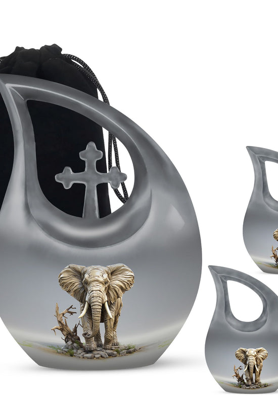 Elephant Urns For Ashes - Burial Urns For Humans Urn
